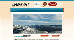 Desktop Screenshot of i-freight.com