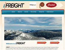 Tablet Screenshot of i-freight.com